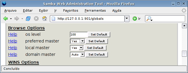 192.168.0.x, tenha acesso ao servidor, com exceção dos endereços 192.168.0.2 e 192.168.0.3. Neste caso, a configuração ficaria assim: Hosts Allow: 192.168.0. Hosts Deny: 192.168.0.2, 192.168.0.3 Numa rede Windows, uma das máquinas fica sempre responsável por montar e atualizar uma lista dos compartilhamentos disponíveis e enviá-la aos demais, conforme solicitado.