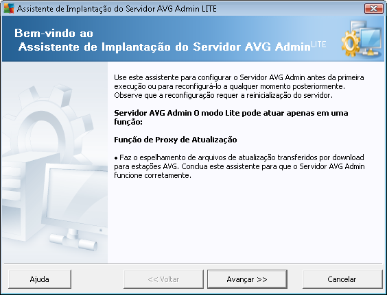 8. AVG Admin Lite O AVG Admin Lite é uma versão simplificada da Instalação Remota do AVG.