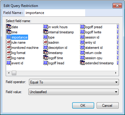 Configurar... Regras de processamento de eventos Procedimento Para iniciar o diálogo de restrições de consulta: 1. Clique na guia Configuration > Events Processing Rules. 2.