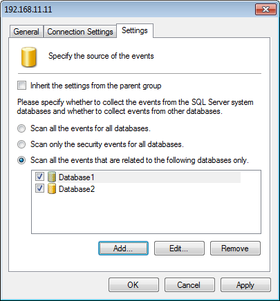 Screenshot 58: Propriedades do Banco de dados SQL Microsoft : Guia de configurações 7.