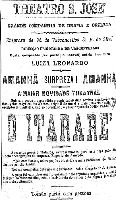 das companhias estava sujeita a uma das maiores penalidades pecuniárias estabelecidas pelo regulamento. Figura 6 - Anúncio Publicado no Correio Paulistano em 15/05/1894.