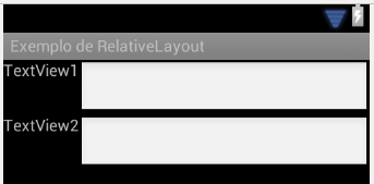 consegue ser um Layout que é bom de usar em casos simples em que o posicionamento relativo é essencial. O exemplo da figura 5.6 (investigue o código que o originou no exemplo 5.