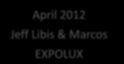 . March 2011 EMBA Group June 2011 Chuck Cartmill ( CEO) July 2011 Jeff Libis ( VP ) August 2011 Chuck Cartmill & Prime Minister Stephen Harper September 2011 Jack Josewich (