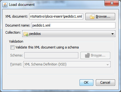 Agora vamos inserir documentos Baixar arquivo zip da página da disciplina que contém os documentos Menu Document/Load Document Selecione o
