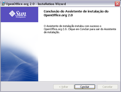 7 ANEXOS Instalação do OpenOffice Base em Ambiente Windows No