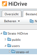 8. Public Folder Bestanden delen met andere HiDrive-accounts met de openbare map Als u veel gebruikersaccounts hebt ingesteld op uw HiDrive, kunt u gebruik maken van de openbare map om bestanden te