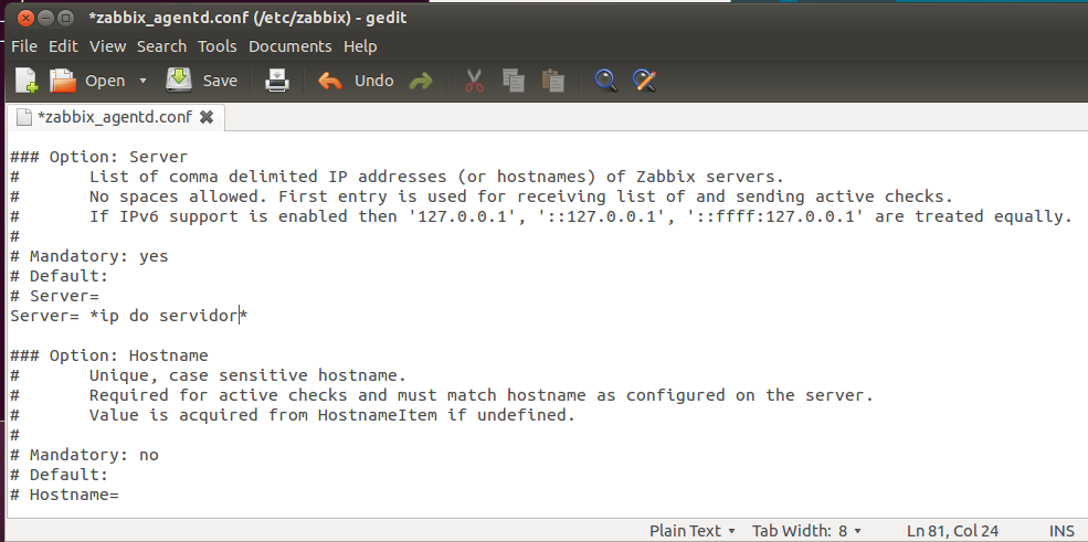 Anexo D D Server - Agente Zabbix em Ubuntu e Ubuntu O presente Anexo, baseado em [ZabbUB], ilustra a instalação de um Agente Zabbix em Ubuntu e Ubuntu Server.