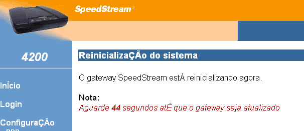 13 - Clique novamente em Reinicializar.