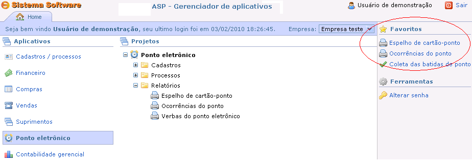 Manual do Usuário Módulo ResultWeb Ponto Eletrônico Pág.