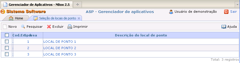 Manual do Usuário Módulo ResultWeb Ponto Eletrônico Pág.: 20 de 55 Tela de cadastro de Setores Empresa : Nome da empresa. Informação gerada pelo sistema conforme a empresa do usuário.