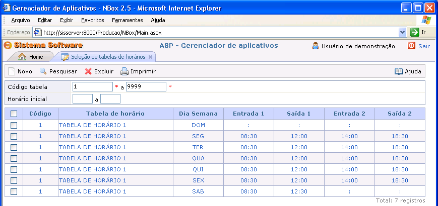 Manual do Usuário Módulo ResultWeb Ponto Eletrônico Pág.