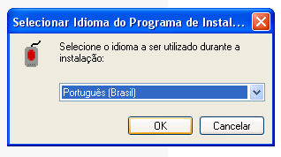 Exibição da tela ao clicar em Instalar Sistema : GRIAULE_FINGERCAP_USB_DRIVER_1.2_Installer.exe Será exibida a janela abaixo.