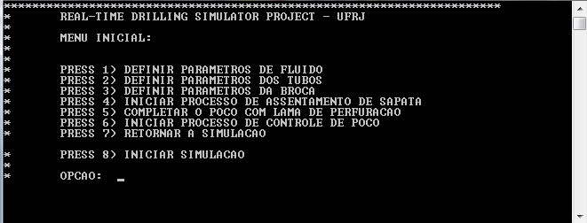 apresentando o relatório do planejamento, igual ao arquivo de saída UFRJDRILLING SIMULATOR/OUTPUTS/OUTPUTWELLPLANNING_RESULTS.TXT.