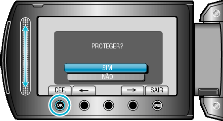 Editar Proteger os ficheiros Protege os vídeos/imagens fixas importantes para evitar que sejam eliminados acidentalmente "Proteger o ficheiro apresentado actualmente" (A P53) "Proteger os ficheiros