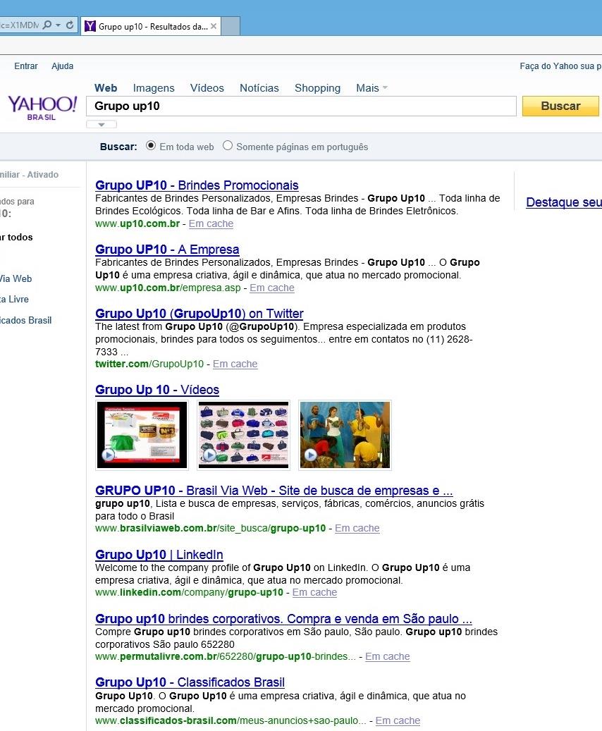 92 Yahoo Figura 97 Resultados no