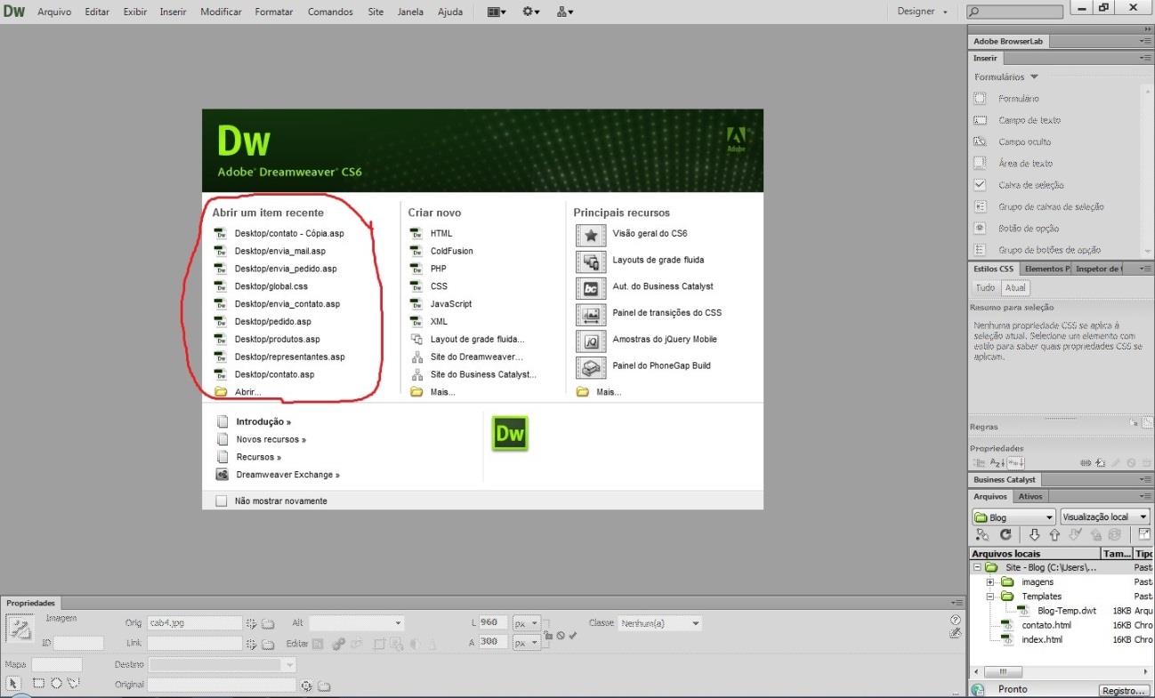14 3.7 Adobe Dreamweaver Figura 8 - Adobe Dreamweaver Área de trabalho. O Adobe Dreamweaver é um gerenciador de conteúdos.