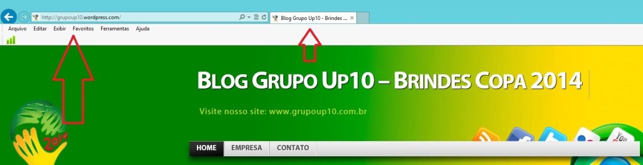 65 Veja os perfis nas ferramentas: Figura 55 Blog Grupo Up10 no Tumblr.