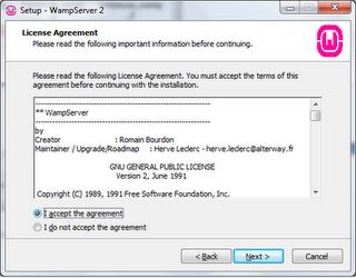 2.1.1.2) Instalando o WAMP A outra forma de habilitarmos o nosso computador pessoal para correr o Joomla! é através do WAMP. O Wamp é um servidor local para plataforma Windows.