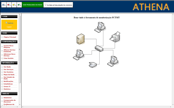 Capítulo 3 Descrição do trabalho desenvolvido O trabalho desenvolvido consiste numa solução Web integrada com a ferramenta de monitorização Nagios, que possibilita realizar a configuração de uma