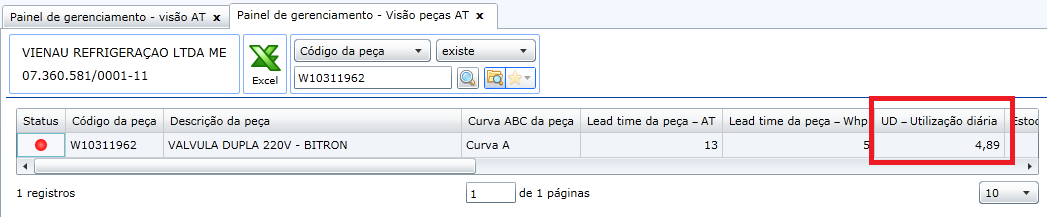 43 empresa), o estagiário precisou ter cautela e testar bem as modificações antes de finalizar o desenvolvimento. O Quadro 6 apresenta parte da solução para este problema.