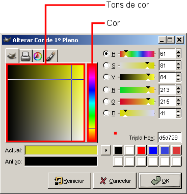 Imagem com 8 cores (3 bit) Imagem com 16 milhões de cores (24 bit) Quanto menor for o número de cores, menor será também o espaço ocupado pela imagem.