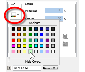 No caso, optamos pela opção da seta ser exibida apenas se terminasse num conceito. E esse é o resultado.