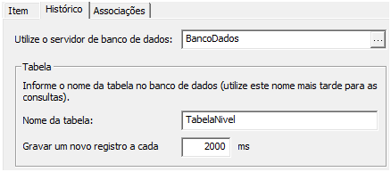 8. Na tela principal, criar um botão para chamar a tela do gráfico. Armazenar os dados de nível a cada 2 segundos em um banco de dados. 1.