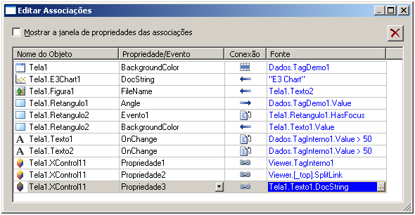 Edição de Associações 7.2 Valores Booleanos Em VBScript, o 0 é considerado como Falso e qualquer valor diferente de 0 é considerado Verdadeiro.