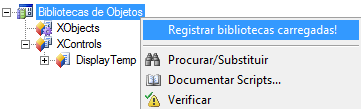 Associação na propriedade ForegroundColor 8. Para que o novo objeto possa ser utilizado é preciso registrá-lo. Salve as modificações.