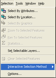 4.3 FERRAMENTAS DE SELEÇÃO 1. SELECT FEATURE - ferramenta utilizada para selecionar uma ou mais feições de um arquivo shape. 2.