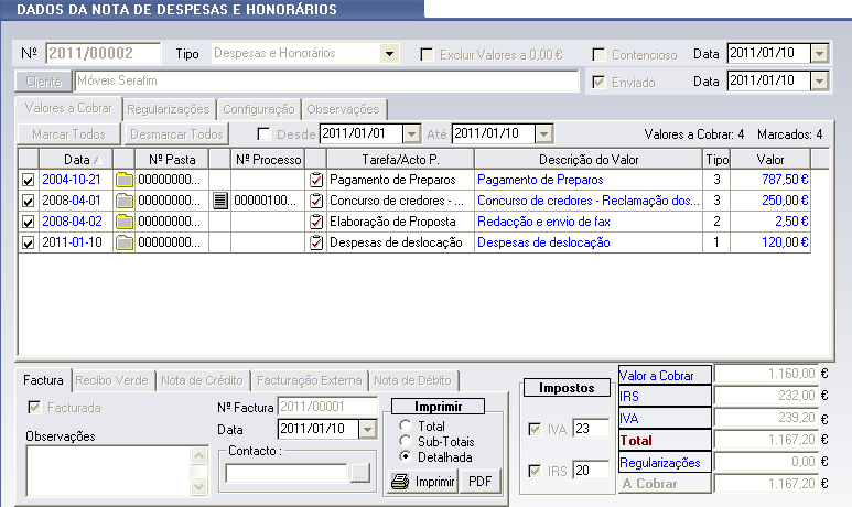 2.3 Factura A factura é gerada a partir de outros documentos de suporte.