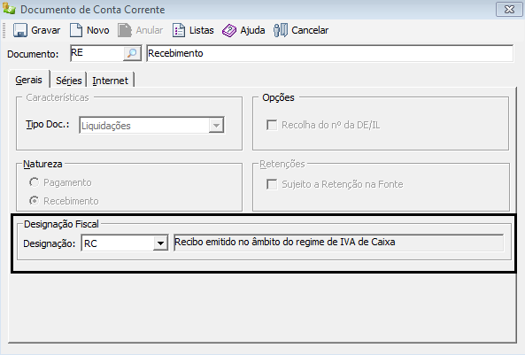 Este procedimento deverá ser repetido para todos os documentos de vendas que sejam usados no contexto de IVA de caixa. 62. Como emito os mapas de IVA?