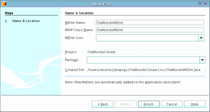 Exemplo: OlaMundo no NetBeans