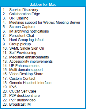 Funcionalidades em backlog Para