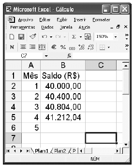 QUESTÕES DE EXCEL A figura acima mostra uma janela do Excel 2002 em que se iniciou a edição de uma planilha. Quanto a essa figura e ao Excel 2002, julgue o item seguinte. 1.