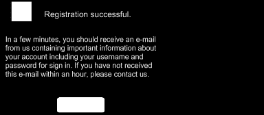 Figure 4 3 rd Page Sign up Form Figure 5 - Registration Successful After the sign in, the user can edit own profile and add information about son or daughter.