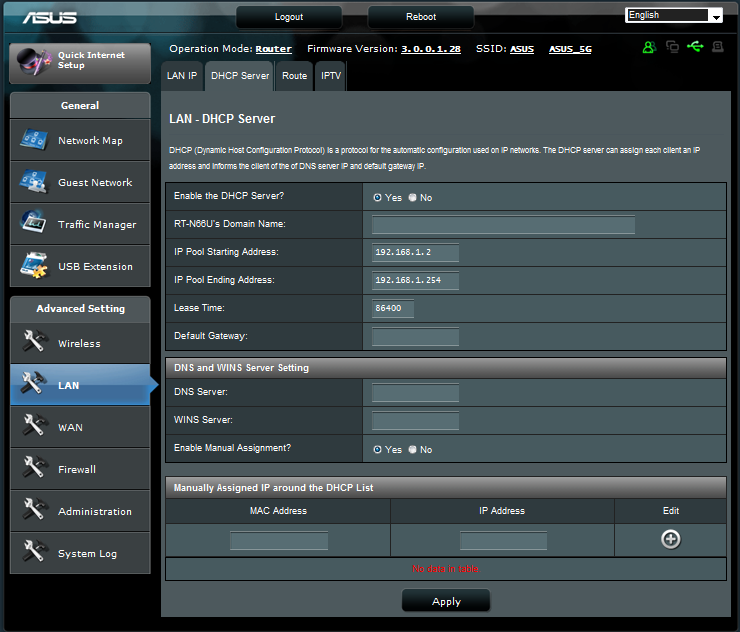 Configurar as definições avançadas As Definições avançadas permitem-lhe configurar as funções avançadas do seu router sem fios.