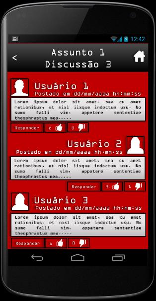 34 Figura 7 Fórum assuntos 1, assunto 1 adicionar e discussão 3 Fonte: Elaboração própria.