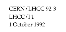A. David (LIP) Prof@CERN, Sep 6, 2011 4 Portugal in CMS Letter of Intent - 1992
