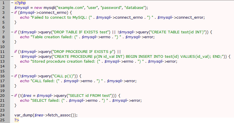 No exemplo do código 10 foi utilizada a extensão PDO para PHP, linha 8. Para preparar o comando SQL, é necessário montar sua estrutura, substituir no lugar de utilização das variáveis o marcador?
