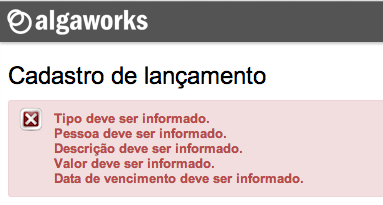 14.8. Messages O componente <p:messages> é uma extensão do componente padrão do JSF, com um visual mais atraente e suporte a Ajax.