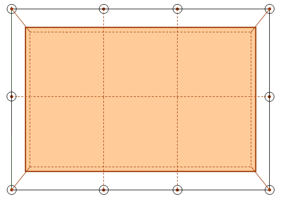 Sendo assim o sistema com as barras de cobertura e as barras prumadas pode ser visto conforme a Figura 46.