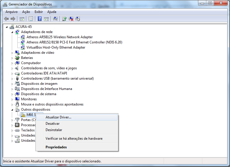 Instruções para instalação do driver: 1. Conecte a ponta mini USB do cabo USB no leitor; 2. Conecte a outra ponta do cabo USB no computador; 3.