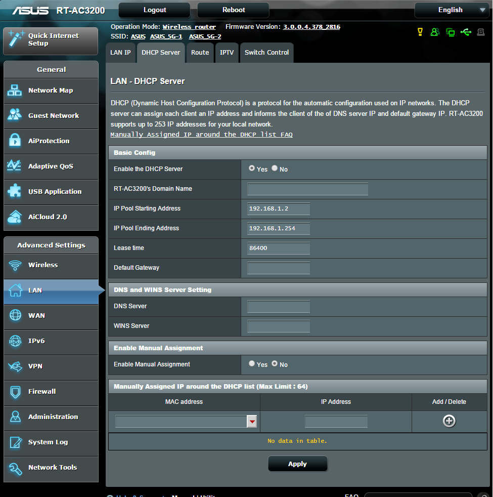 4.2.2 DHCP Server O seu router sem fios utiliza DHCP para atribuir automaticamente endereços IP na sua rede.