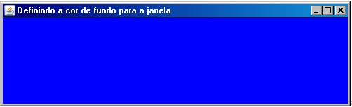 4.5 Janela Centralizada: setlocationrelativeto(null); public class JanelaCentralizada extends JFrame{ public JanelaCentralizada (){ super("janela Centralizada"); setsize(300, 150);