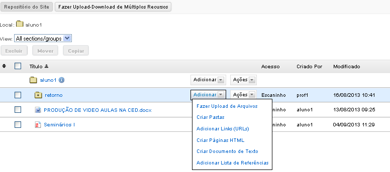 Como Adicionar Links (URL). 01- Abra a caixa de texto intitulada Adicionar e clique no link Adicionar Links (URLs). 02- Cole o endereço eletrônico na opção Web Address (URL).