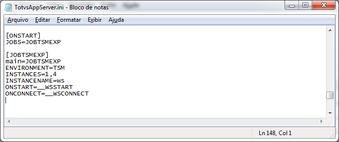 TSM_JOBEXP_DECODEUTF8 => Chave utilizada para decodificar as mensagens de retorno de status do TSS; as mesmas são codificadas antes de serem retornadas.