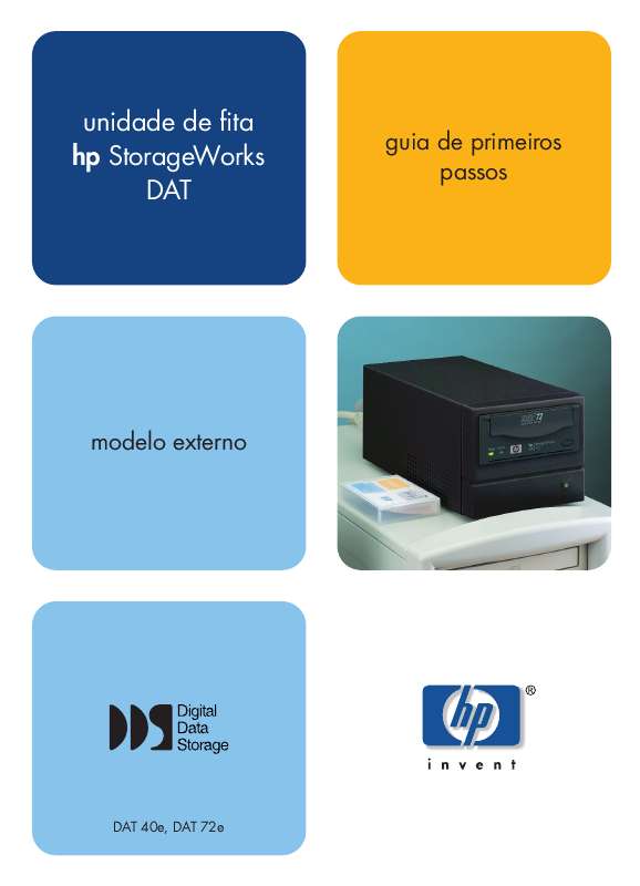 Você vai encontrar as respostas a todas suas perguntas sobre a HP STORAGEWORKS DAT 72 SCSI TAPE DRIVE no manual do usuário
