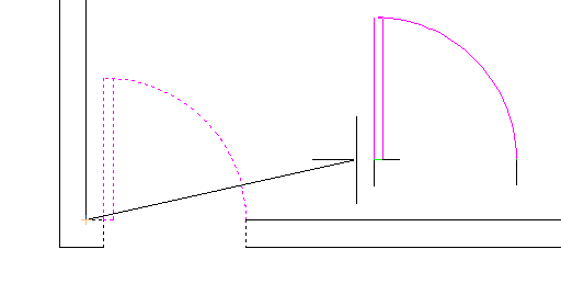 Figura 3.73: Figura 3.74: 2. Selecione o ponto de referência da cópia 7 no Endpoint da linha indicada na figura. Figura 3.75: 3.