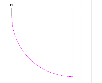 (a) Digite TR Enter (de TRIM), (b) Selecione os pontos de corte, agora de maneira diferente: clique primeiro no canto inferior direito, e depois no canto superior esquerdo, formando (no caso do